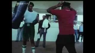 George Foreman Hitting Heavy Bag ALL