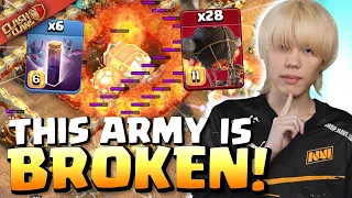 NAVI’s Rocket Balloon FIREBALL BAT attack is the NEW BEST TH16 ATTACK! Clash of Clans