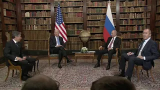 Biden and Putin in Geneva, Switzerland