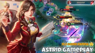 Astrid Jungle Pro Gameplay | 17.2 Score Rating Hard Carry | Arena of Valor Liên Quân mobile CoT