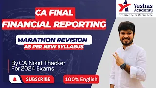 CA Final FR | Marathon Revision | Part 4| New Syllabus | CA Niket Thacker