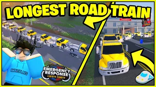 We made THE LONGEST ROAD TRAIN in ERLC... (Emergency Response Liberty County)