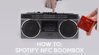 How I made a boombox that can play Spotify with NFC Cassettes (Raspberry Pi)
