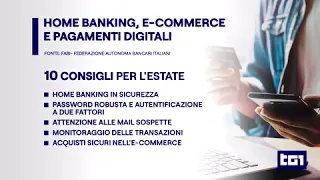 AL TG1 I CONSIGLI DELLA FABI SU HOME BANKING E PAGAMENTI DIGITALI