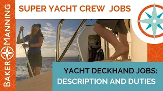 How To Work on a Yacht as a Deckhand