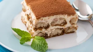 How to Make Tiramisu - Authentic Tiramisu Recipe - No Bake Dessert