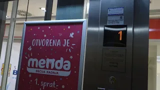 Schindler Eurolift/3300 (touch-sensitive) elevators @ Sad Novi Bazaar mall (Novi Sad, Serbia)