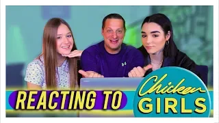 Reacting to Chicken Girls | Billy LeBlanc with Indiana & Riley