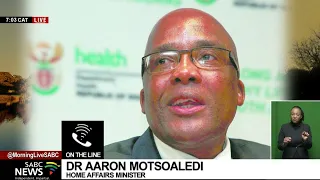 The embattled Home Affairs department plans to overhaul its operations: Motsoaledi