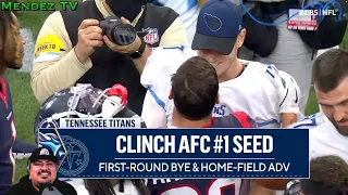 Titans Clinch #1 Seed | Tennessee Titans vs Houston Texans | Week 18 2021 | Reaction