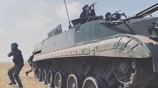 TANK BMP-3F MARINIR DALAM PENYELESAIAN MUSUH DI MEDAN PERTEMPURAN || SOPS YONTANKFIB 2 MAR