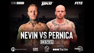 Nevin Vs. Pernica | Bare KNUCKLE Boxing #BKB29 #FULLFIGHT