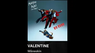VALENTINE by Måneskin - bass backing track only