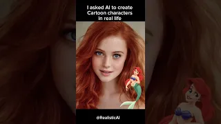 I asked AI to create Cartoon Characters In Real Life #shortsvideo