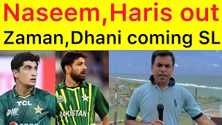 BREAKING 🛑 Naseem Shah, Haris rauf ruled out from Asia Cup, Zaman khan, Dhani emergeny recalled