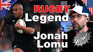 American Coach Reaction to Jonah Lomu The Legend Tribute (Highlights)