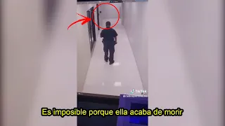 ALERTA GUARDIA de SEGURIDAD es SORPRENDIDO por un FANTASMA sin ROSTRO y fue CAPTADO en VIDEO