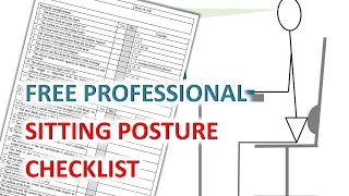 Advanced Ergonomics For Proper Sitting Posture At Work - FREE PROFESSIONAL CHECKLIST TO DOWNLOAD