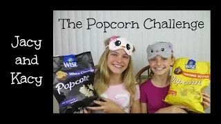 The Popcorn Challenge ~ Jacy and Kacy