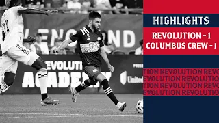 HIGHLIGHTS | Revs outshoot Crew, 33-6, but settle for 1-1 draw at Gillette Stadium