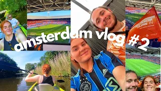 SOCCER GAME IN ROTTERDAM & KAYAKING IN THE FOREST - NETHERLANDS VLOG #2