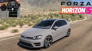 VW Golf R - Forza Horizon 5 | Logitech g29 Steering wheel + Shifter Gameplay