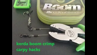 Korda boom and krimps useful information