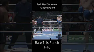 Badr Hari Crazy Superman Punch! #shorts