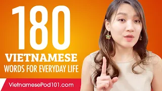 180 Vietnamese Words for Everyday Life - Basic Vocabulary #9