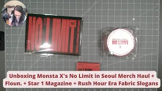 Unboxing Monsta X's No Limit in Seoul Merch Haul Part 2 + Floun. + Star 1 Magazine + Fabric Slogans