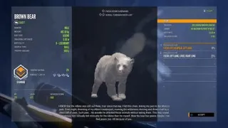 Hunting The Albino Brown Bear off Medved Mission's | The Hunter: Call of The Wild