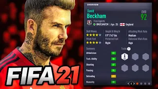 David Beckham In FIFA 21 Career Mode! *EXCLUSIVE FIRST LOOK*