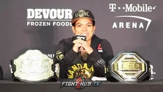 AMANDA NUNES TALKS DOMINANT KO WIN OVER HOLLY HOLM AT UFC 239