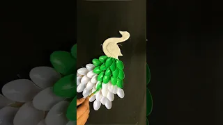 peacock wall hanging/ plastic spoons craft ideas#shorts #youtubeshorts #craft