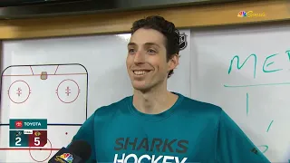 Devin Cooley PostGame Interview | San Jose Sharks vs Chicago Blackhawks