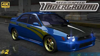 [4K] Быстрейший в Олимпик сити - NFS Underground [2003], pt.2