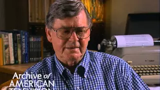 Earl Hamner discusses developing "The Waltons" - EMMYTVLEGENDS.ORG