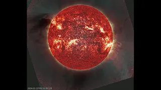 Sunspot AR3575 with major flares on the far-side and CME, 15.2.24