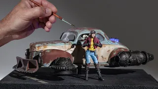 Making A Retro Future Hovercar AMT 1940 FORD COUPE | #scalemodel | #3dprinting | #diorama