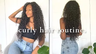 Curly Hair Routine | Defined & Volume | 3B Hair