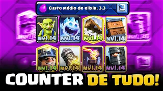 ACHEI O DECK COUNTER DE TUDO, MAS PRECISA TER MUITA SKILL PRA JOGAR COM ELE!!!!