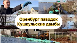 Оренбург паводок 17 апреля. Люди борятся сами за дома. Уровень растет