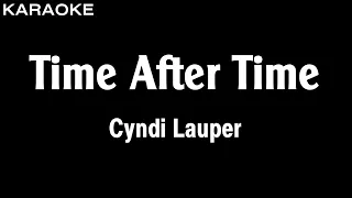 Cyndi Lauper - Time After Time (Karaoke Version)