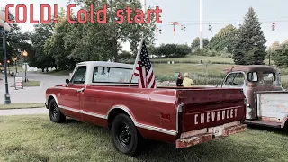 1968 Chevy C20 396 cold start