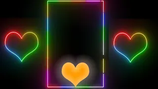 black screen color light l frame whatsapp status video (star video effect)