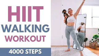 35 Minute HIIT Walking Workout For Weight Loss | 4000 Steps