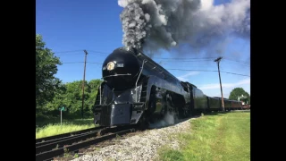 Norfolk & Western 611 audio recording at Villamont, Va. 5/8/17