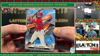 AWESOME FIRST CASE! 2023 Topps Inception Baseball Hobby 16 Box FULL CASE Break #1