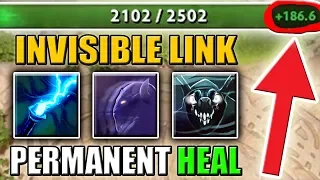 Permanent invis = Permanent Regen [Invisible Static Link - Can't Kill him] Dota 2 Ability Draft