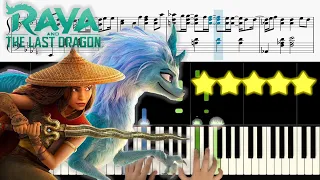 Jhené Aiko - Lead the Way [Raya and the Last Dragon OST] 🎹《Piano Tutorial》 ★★★★★